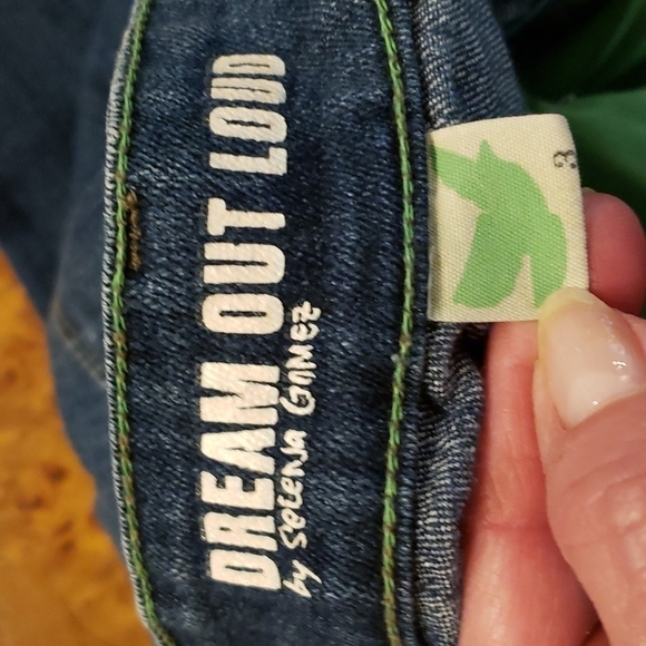 Selena Gomez Dream Out Loud Mid Rise Skinny Stretch Jeans 3 Dark Wash 26x29 VGUC - Picture 13 of 13